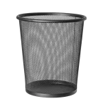 Cesto metal aramado 8L preto | Nobre