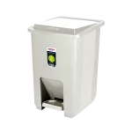 Lixeira com pedal 15L bege | Sanremo