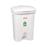 Lixeira com pedal 72L branca | Sanremo