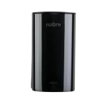 Dispenser "mini" p/sabonete líquido/álcool gel preto 500ml Nobre