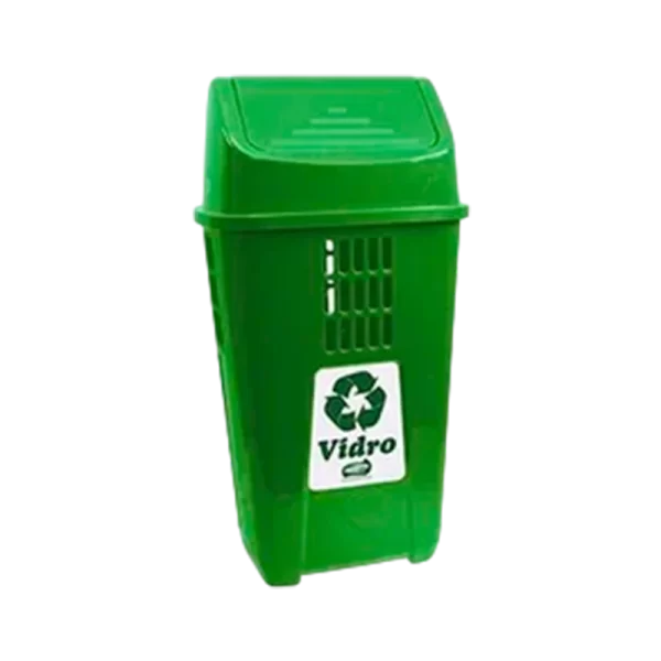 Domi lixeira seletiva basculante