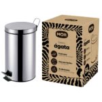 Lixeira com pedal 5L Inox | Mor